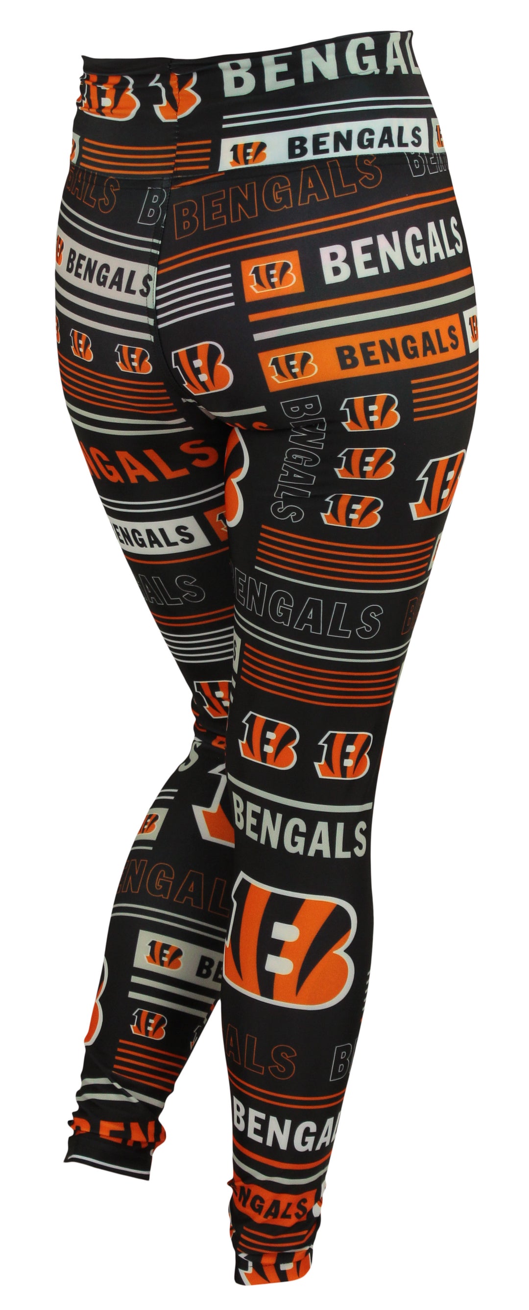 Zubaz NFL Cincinnati Bengals Women's Team Column Leggings