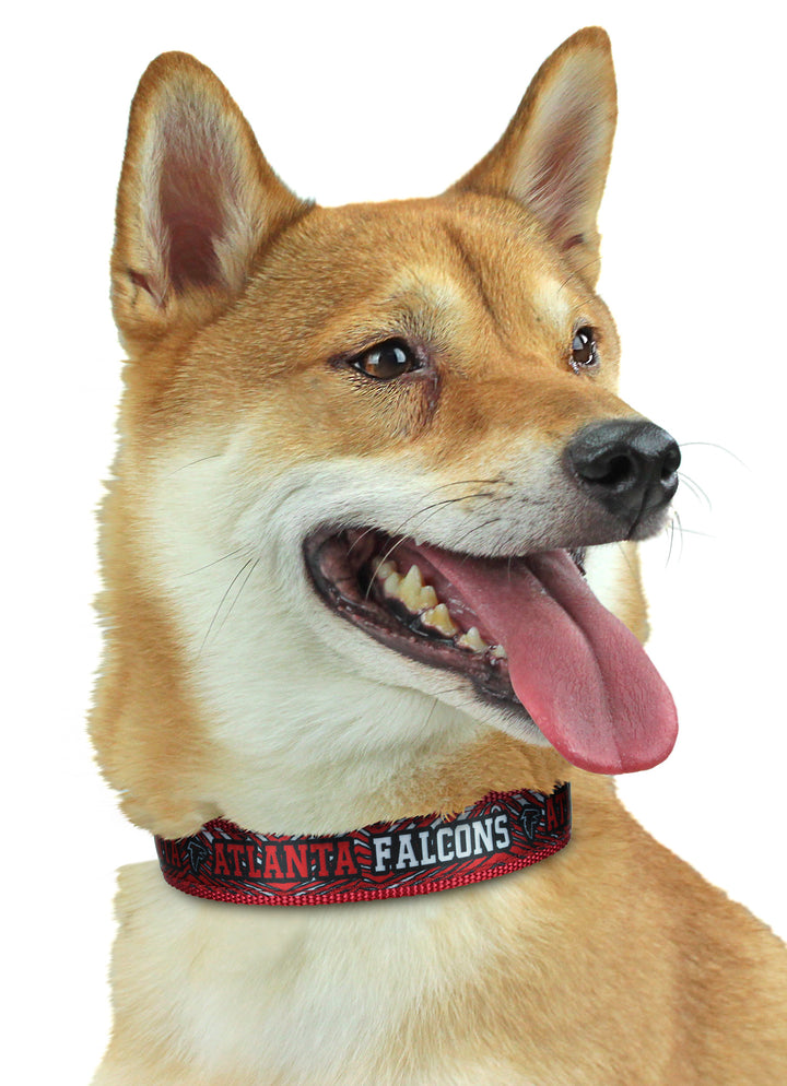 Zubaz X Pets First NFL Atlanta Falcons Team Adjustable Dog Collar