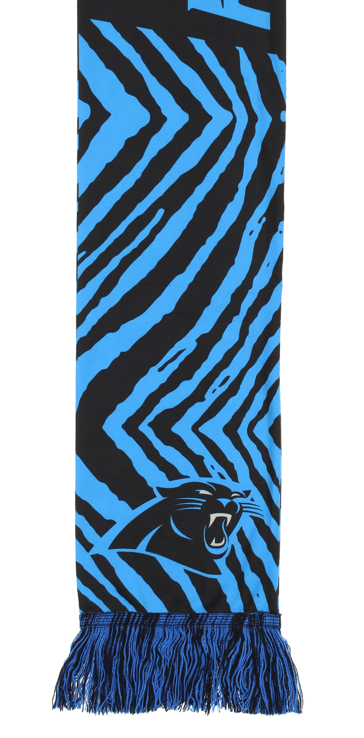 FOCO X Zubaz NFL Collab 3 Pack Glove Scarf & Hat Outdoor Winter Set, Carolina Panthers