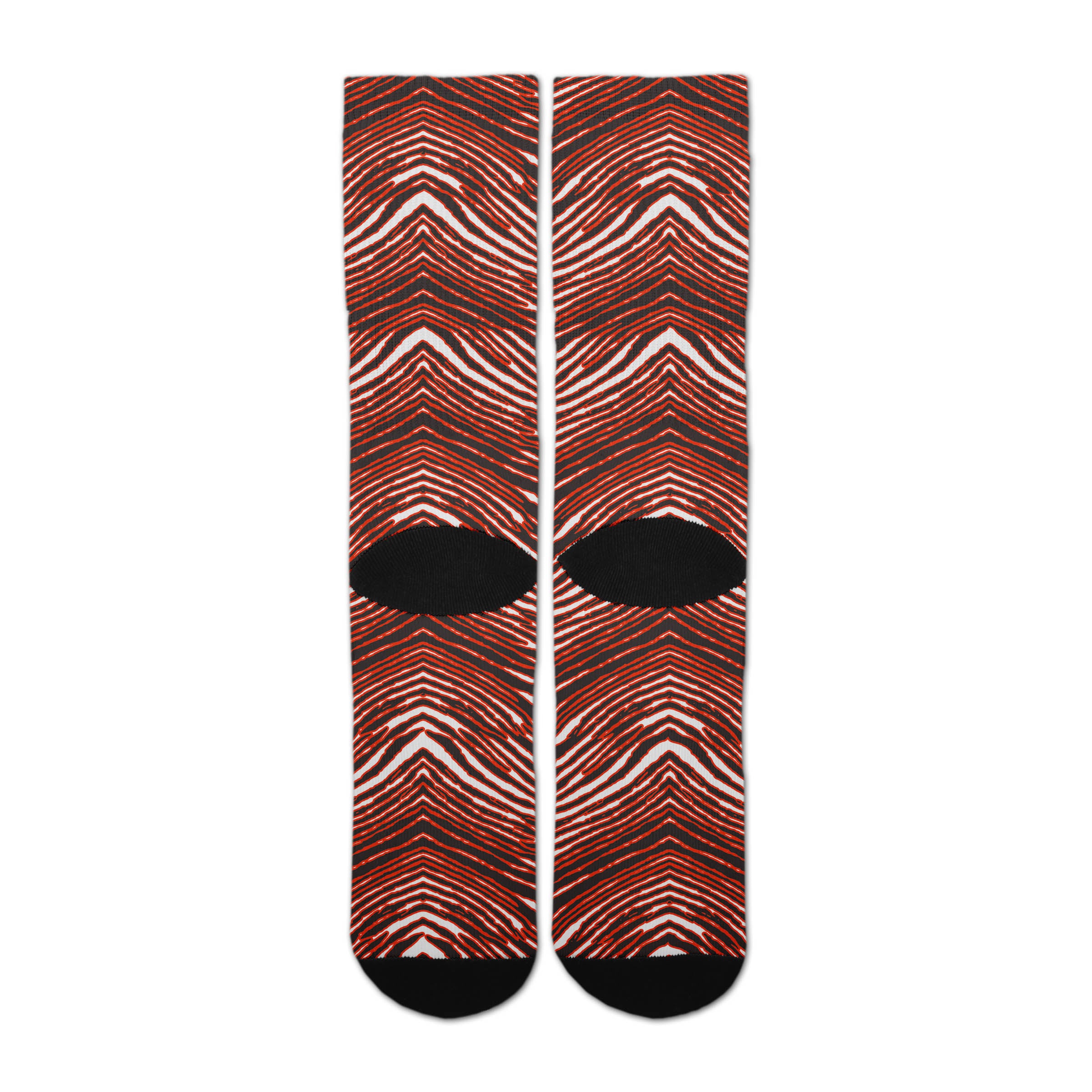 Zubaz By For Bare Feet NFL Zubified Adult and Youth Dress Socks, Cleveland Browns, Large