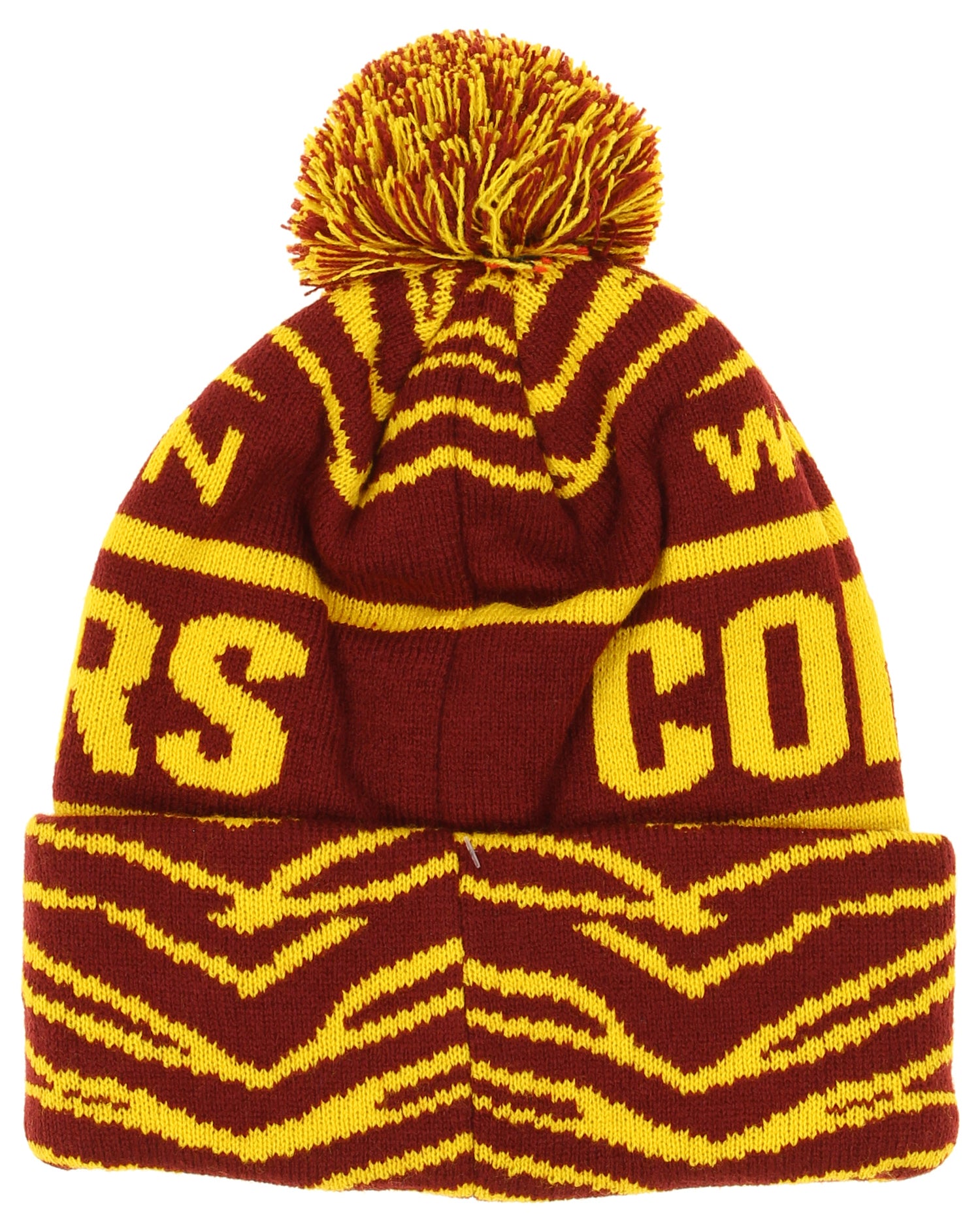 FOCO X Zubaz NFL Collab 3 Pack Glove Scarf & Hat Outdoor Winter Set, Washington Commanders