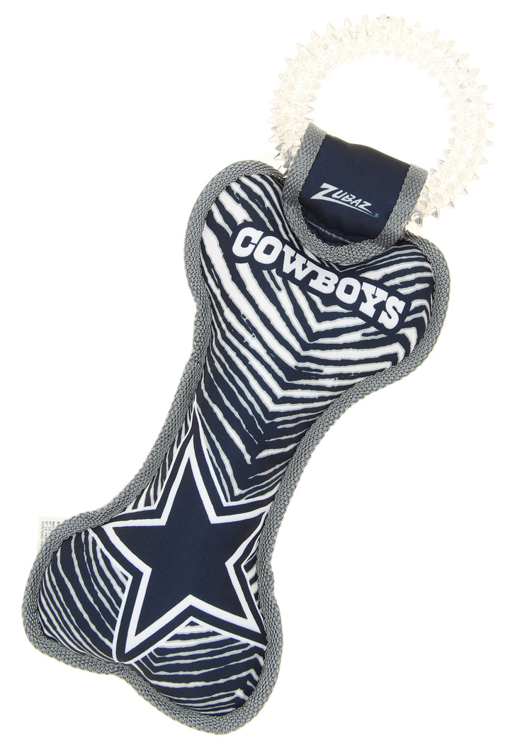 Zubaz X Pets First NFL Dallas Cowboys Team Ring Tug Toy for Dogs