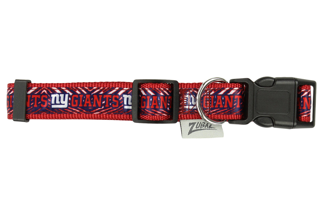 Zubaz X Pets First NFL New York Giants Team Adjustable Dog Collar