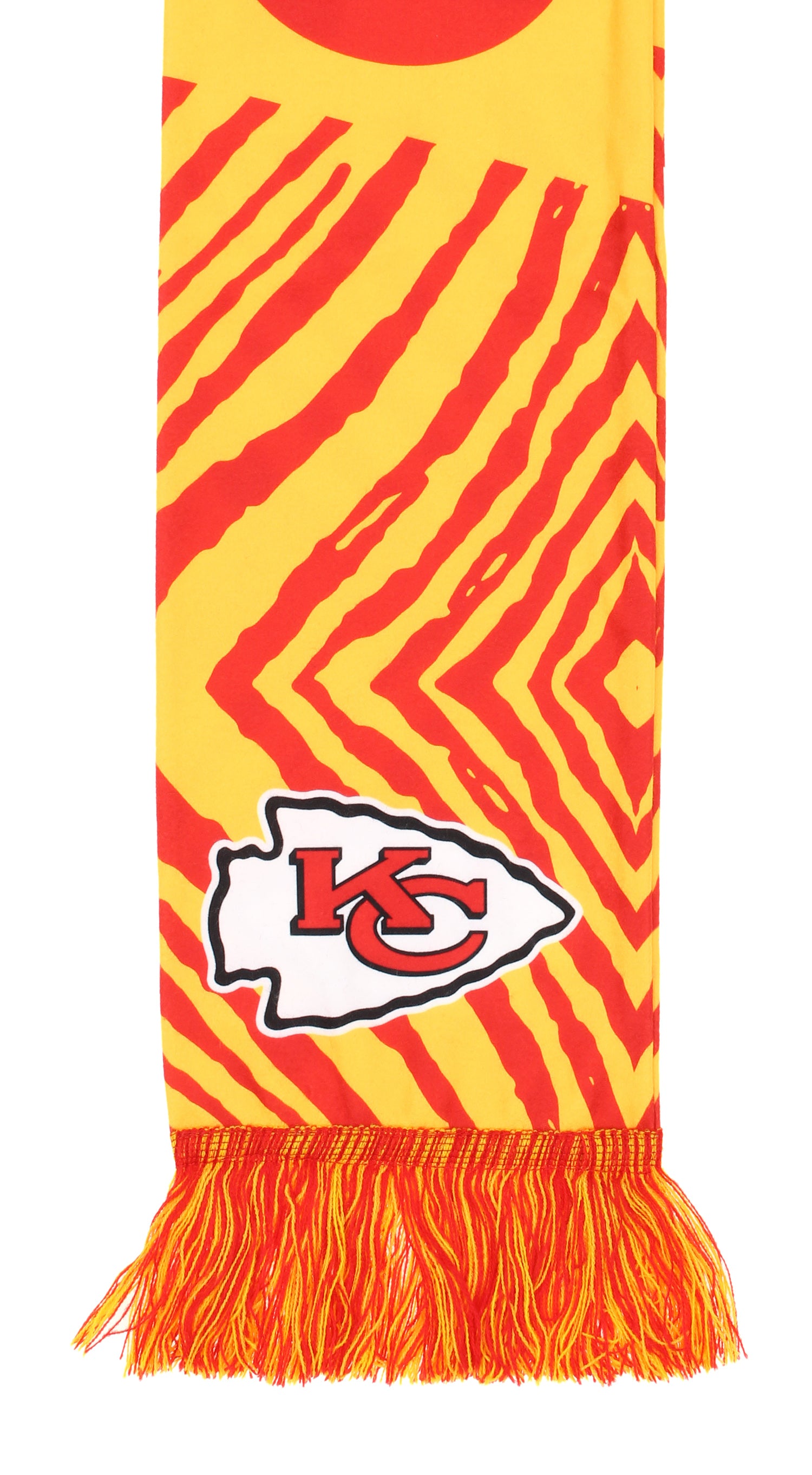 FOCO X Zubaz NFL Collab 3 Pack Glove Scarf & Hat Outdoor Winter Set, Kansas City Chiefs