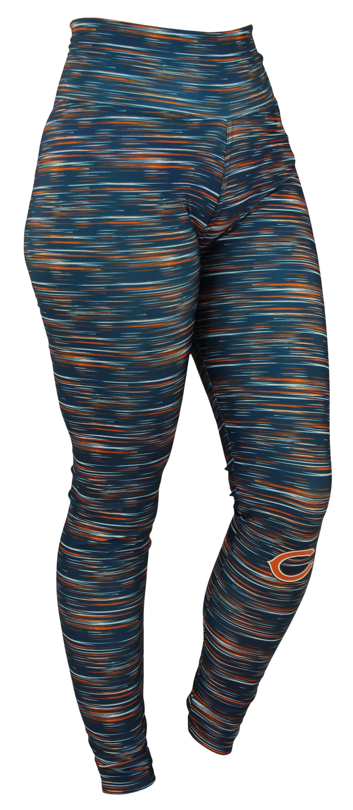 Zubaz NFL Football Women's Chicago Bears Space Dye Legging