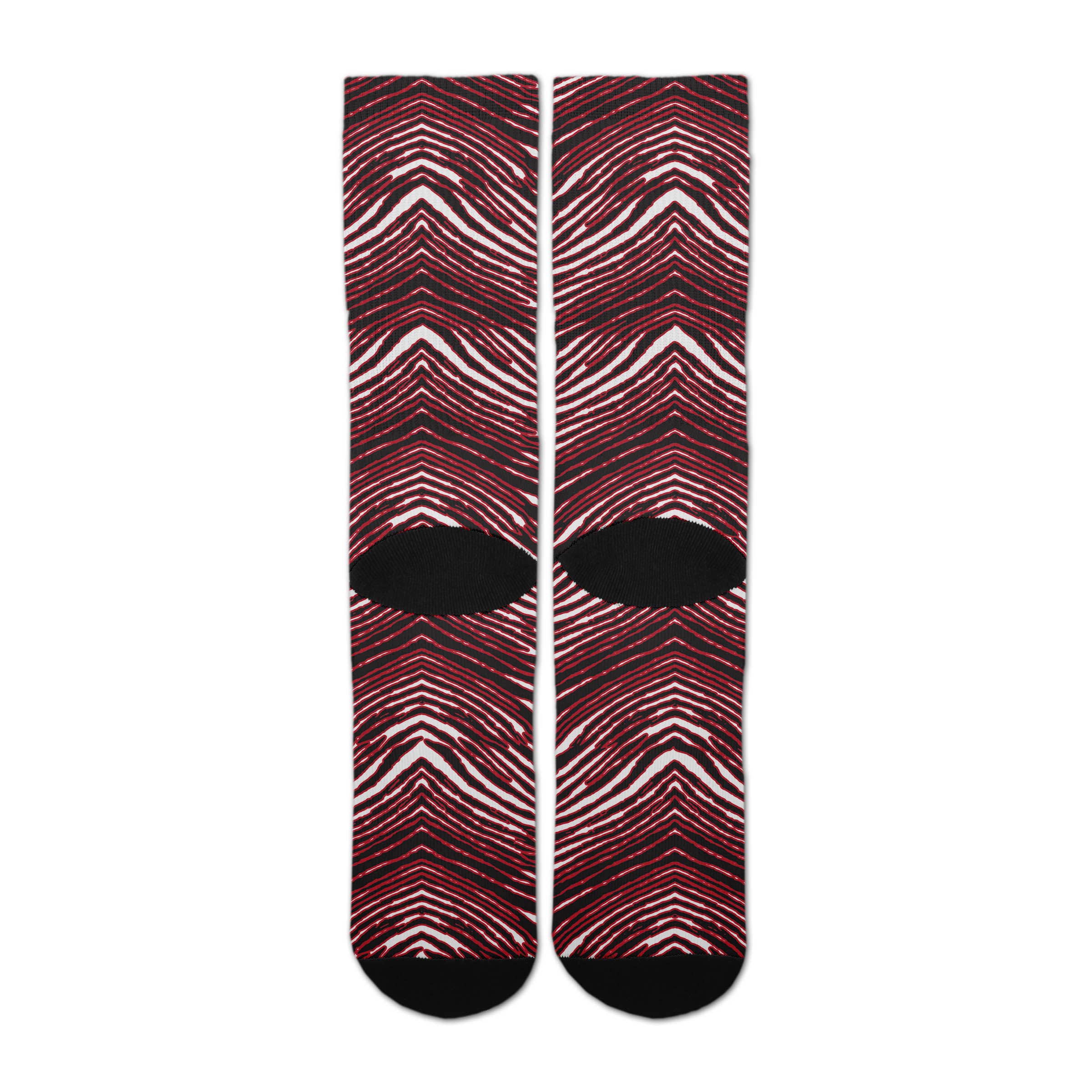 Zubaz By For Bare Feet NFL Zubified Adult and Youth Dress Socks, Atlanta Falcons, Large