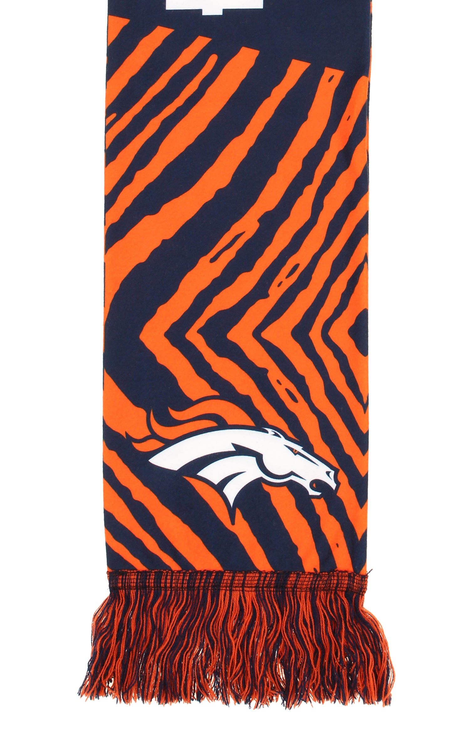 FOCO X Zubaz NFL Collab 3 Pack Glove Scarf & Hat Outdoor Winter Set, Denver Broncos