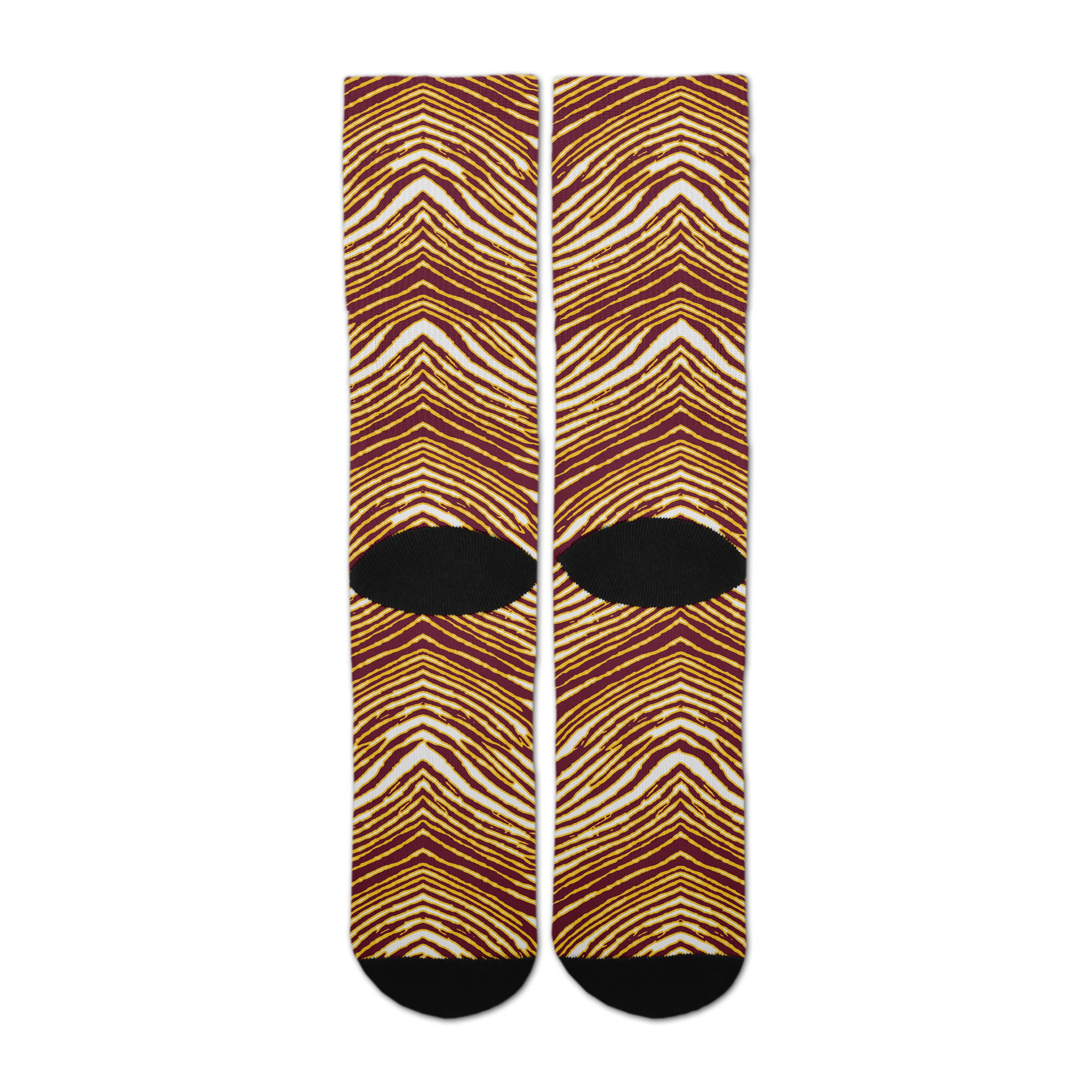 Zubaz By For Bare Feet NFL Zubified Adult and Youth Dress Socks, Washington Commanders, One Size