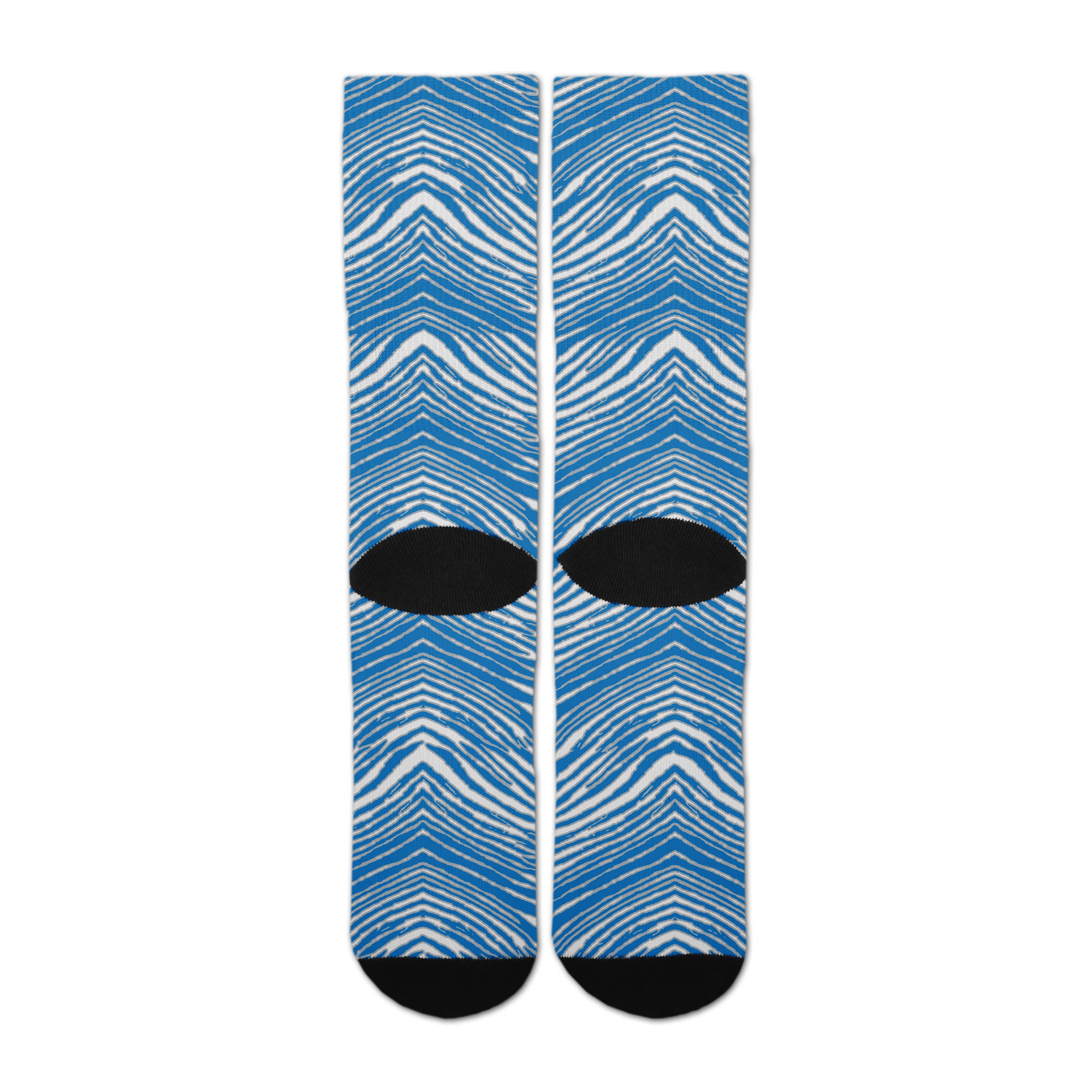 Zubaz By For Bare Feet NFL Zubified Adult and Youth Dress Socks, Detroit Lions, One Size