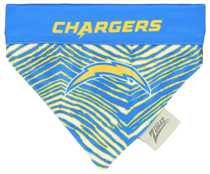 Zubaz X Pets First NFL Los Angeles Chargers Reversible Bandana For Dogs & Cats