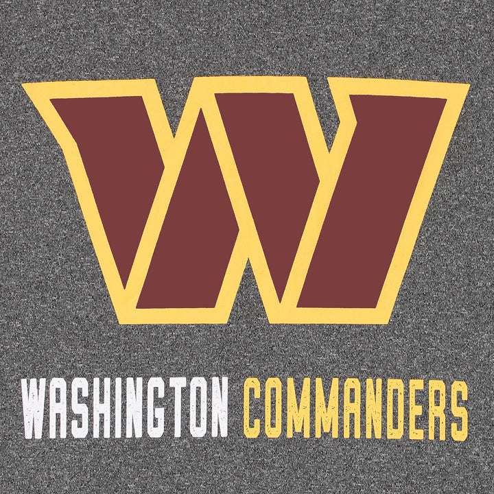 Zubaz Washington Commanders NFL Men's Static Liner Performance Fleece Hoodie, Heather Grey