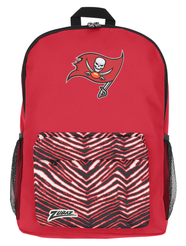 FOCO X ZUBAZ NFL Tampa Bay Buccaneers Zebra 2 Collab Printed Backpack