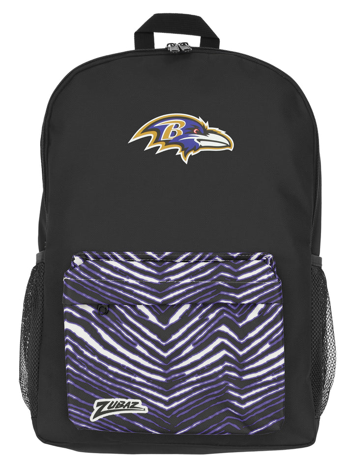 FOCO X ZUBAZ NFL Baltimore Ravens Zebra 2 Collab Printed Backpack
