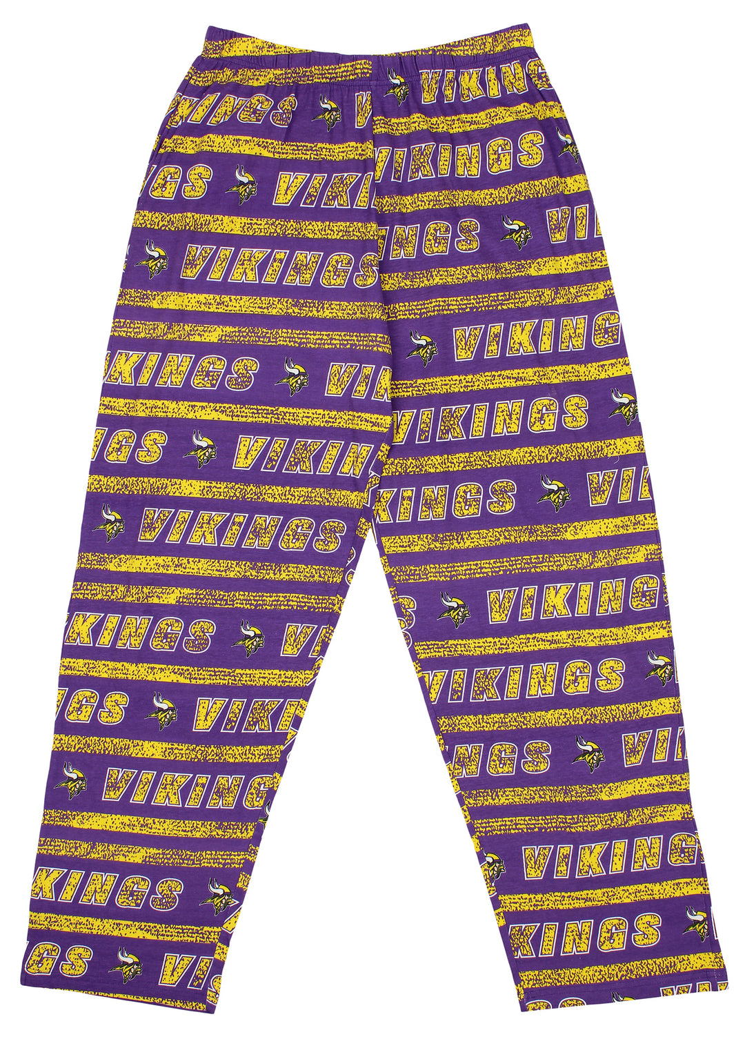 Zubaz NFL Men's Minnesota Vikings Static Lines Comfy Pants