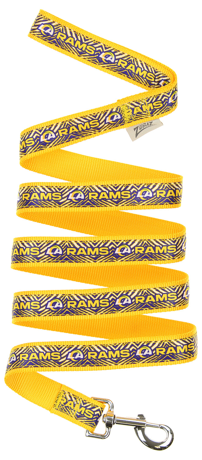 Zubaz X Pets First NFL Los Angeles Rams Team Logo Leash For Dogs