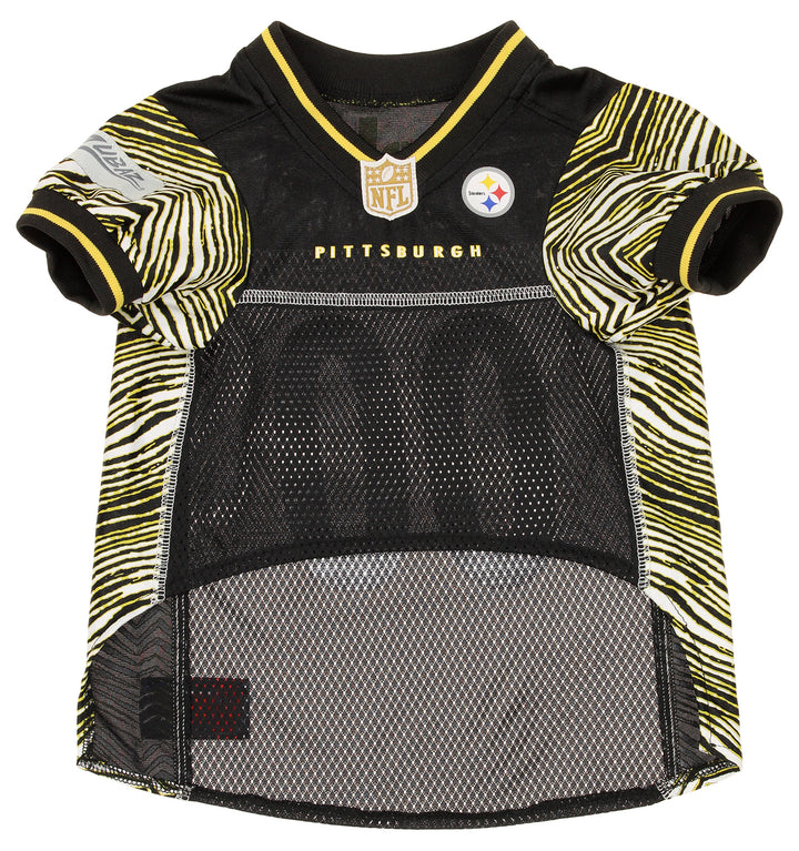 Zubaz X Pets First NFL Pittsburgh Steelers Team Pet Jersey For Dogs