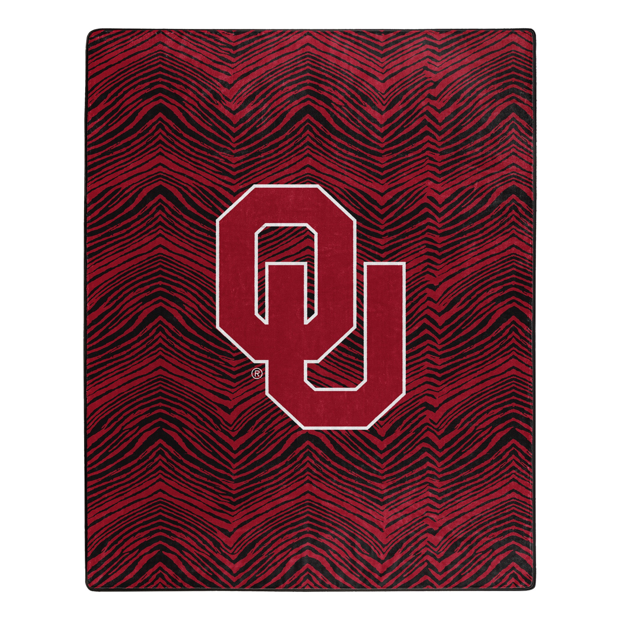 Zubaz X Northwest NCAA Oklahoma Sooners Zubified Throw Blanket