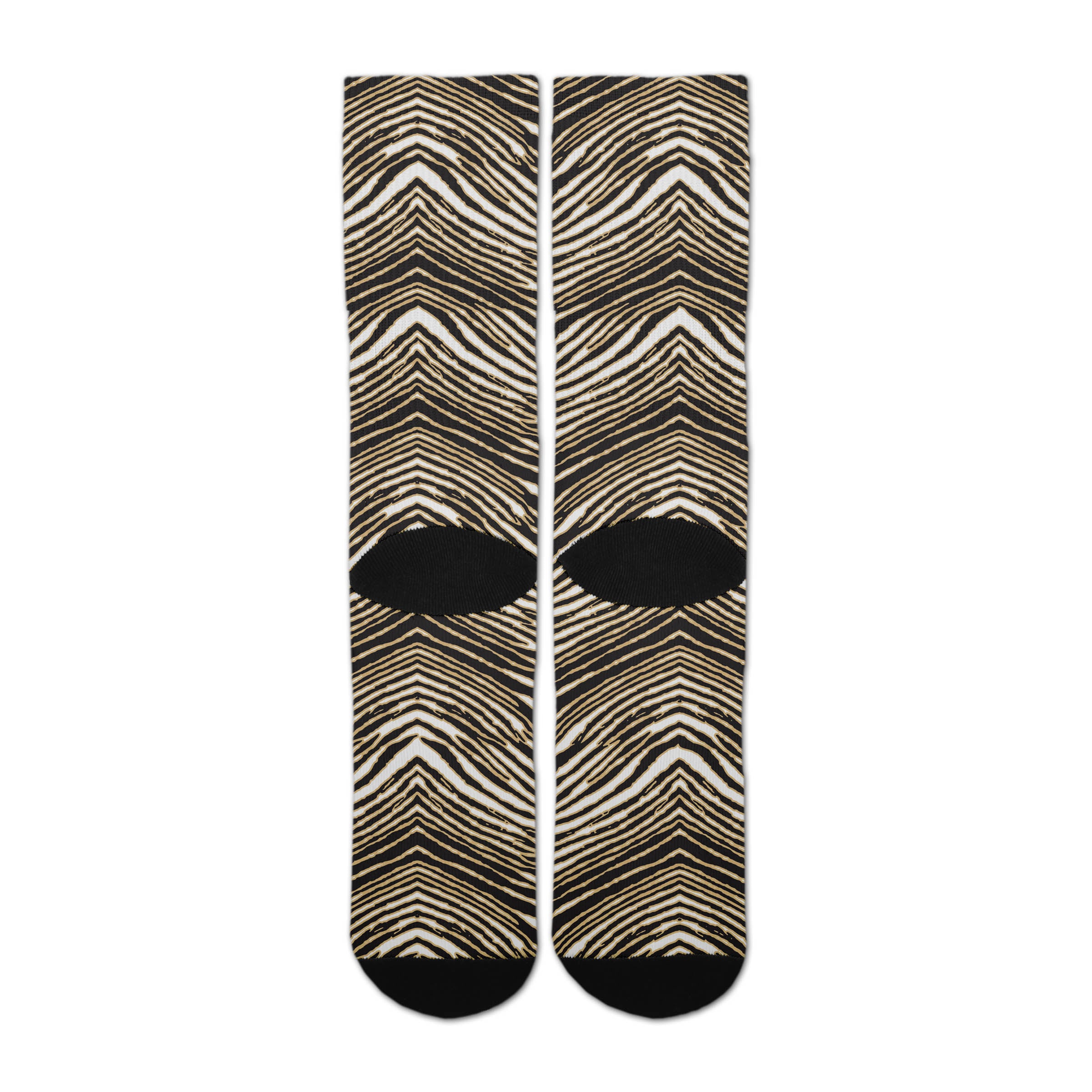 Zubaz By For Bare Feet NFL Zubified Adult and Youth Dress Socks, New Orleans Saints, Large