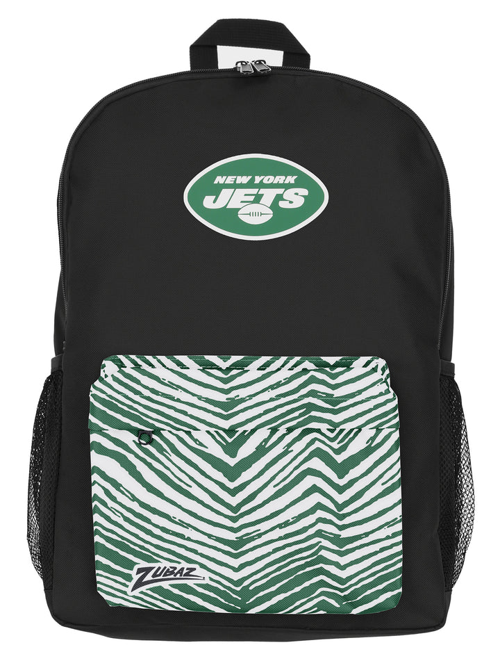 FOCO X ZUBAZ NFL New York Jets Zebra 2 Collab Printed Backpack