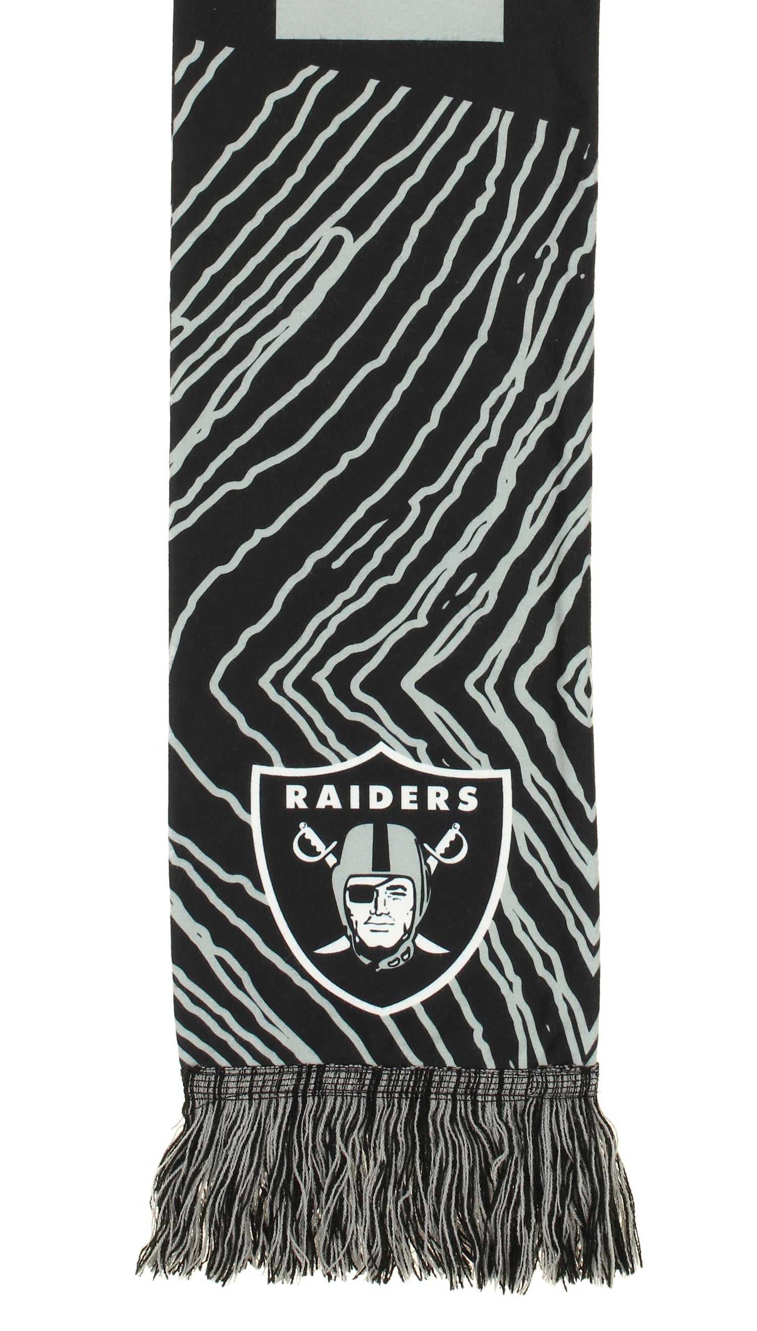 FOCO X Zubaz NFL Collab 3 Pack Glove Scarf & Hat Outdoor Winter Set, Las Vegas Raiders