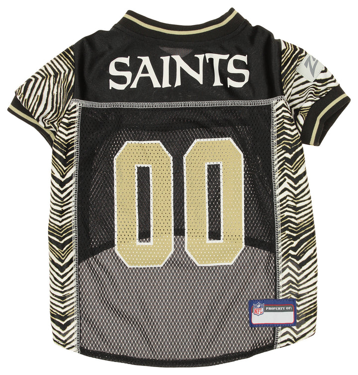 Zubaz X Pets First NFL New Orleans Saints Jersey For Dogs & Cats
