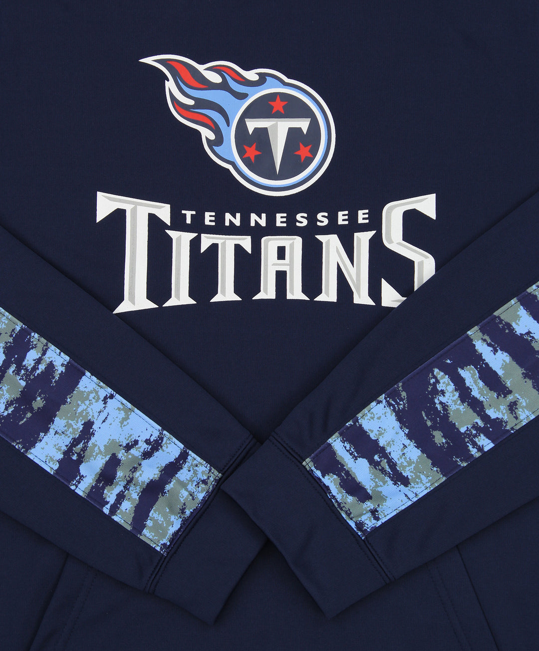 Zubaz NFL Men's Tennessee Titans Performance Hoodie w/ Oxide Sleeves