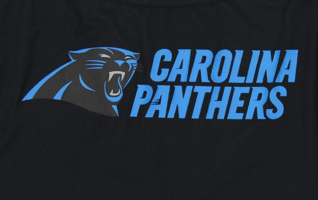 Zubaz Women's NFL Carolina Panthers Racer Back Shirt Top