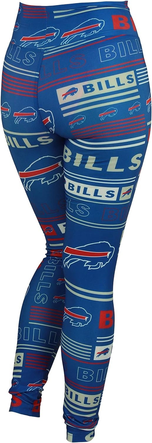 Zubaz NFL BUFFALO BILLS TEAM COLOR COLUMN LEGGING XS