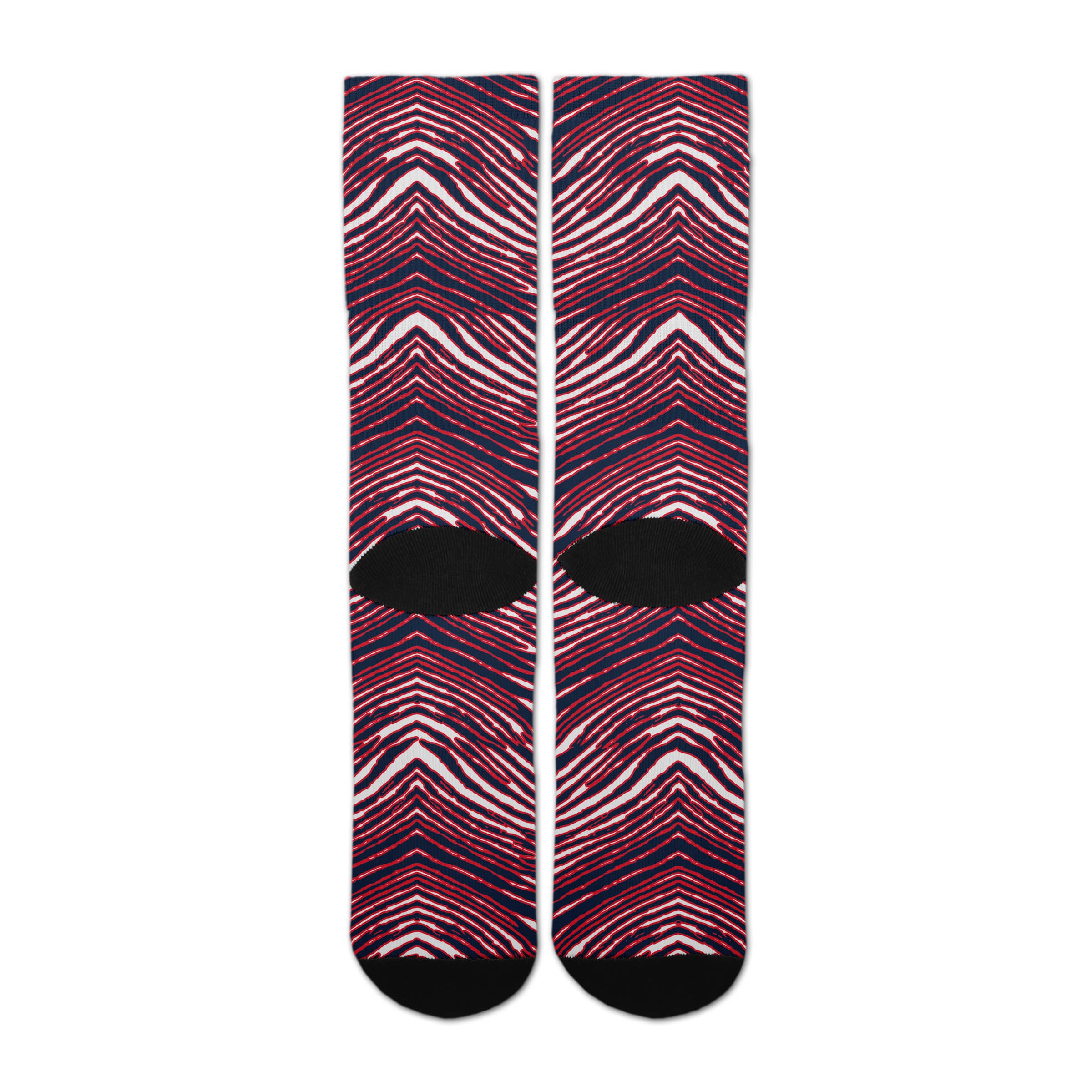 Zubaz By For Bare Feet NFL Zubified Adult and Youth Dress Socks, Houston Texans, Large