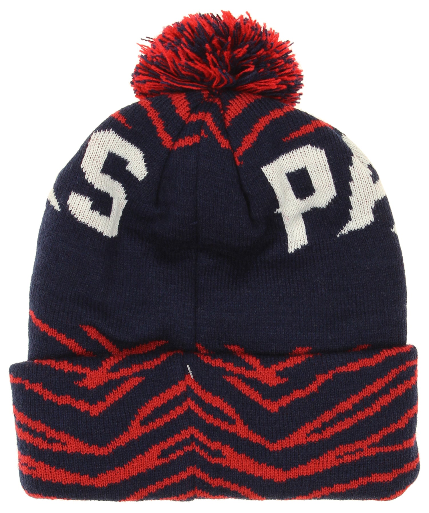 FOCO X Zubaz NFL Collab 3 Pack Glove Scarf & Hat Outdoor Winter Set, New England Patriots