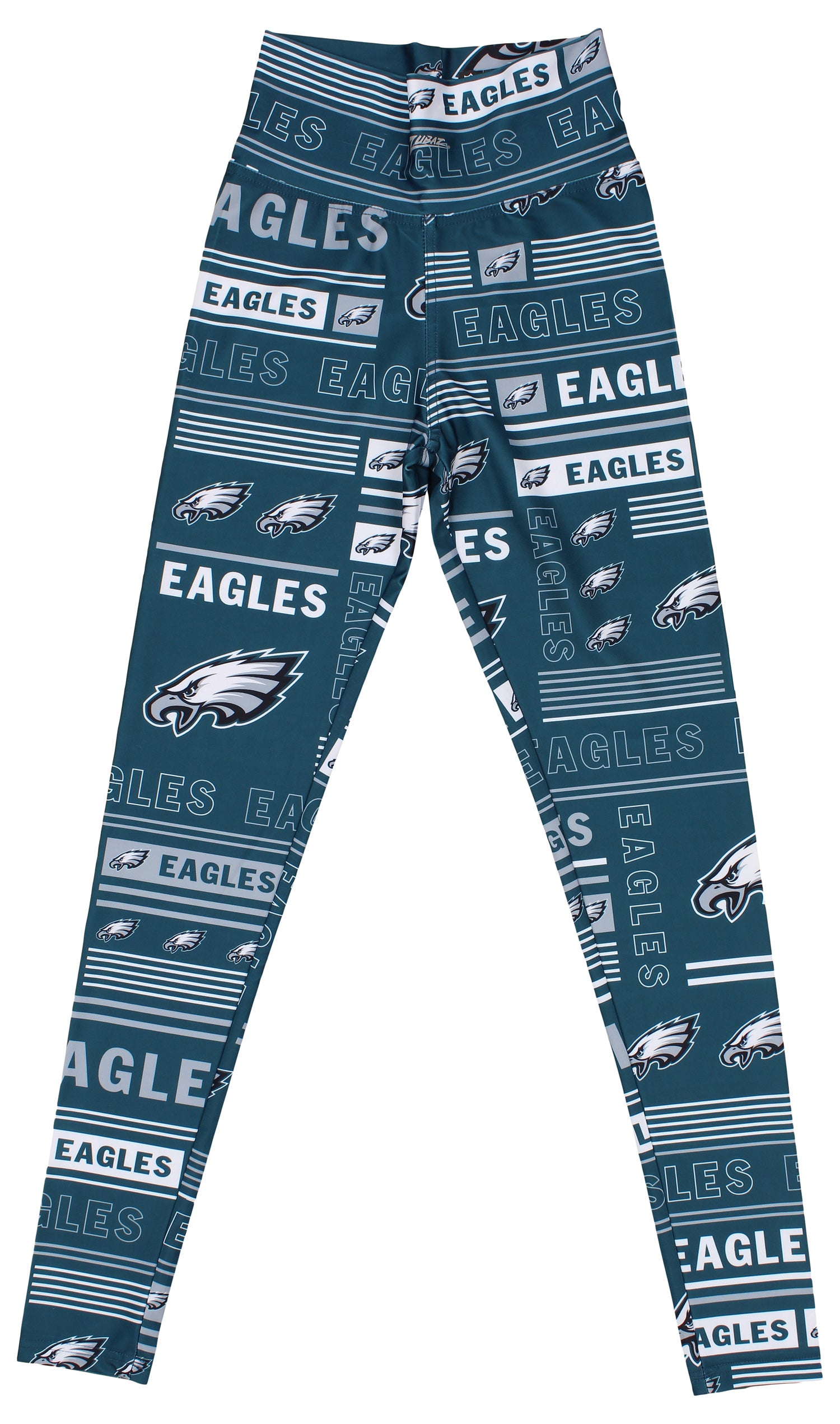 Zubaz NFL PHILADELPHIA EAGLES TEAM COLOR COLUMN LEGGING XXL