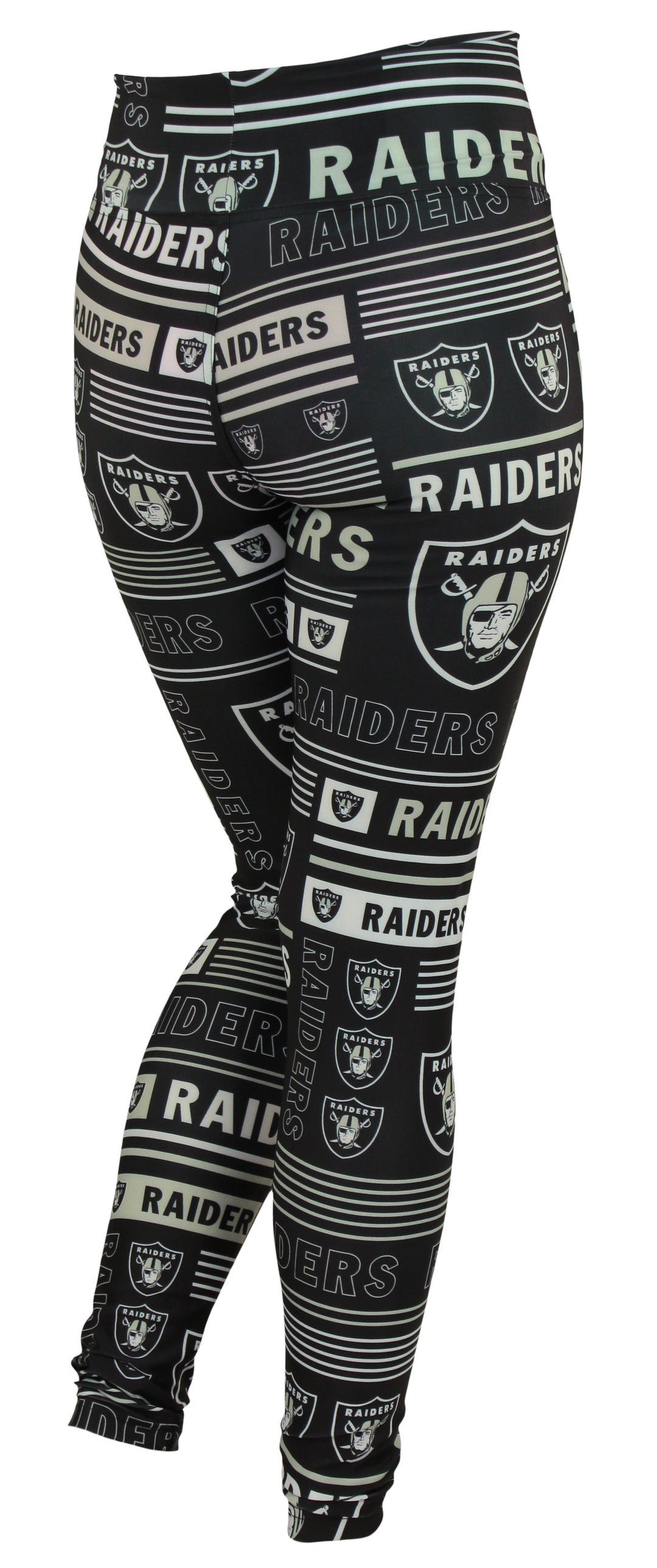Zubaz NFL Oakland  Raiders Women's Team Column Legging Size XSMALL