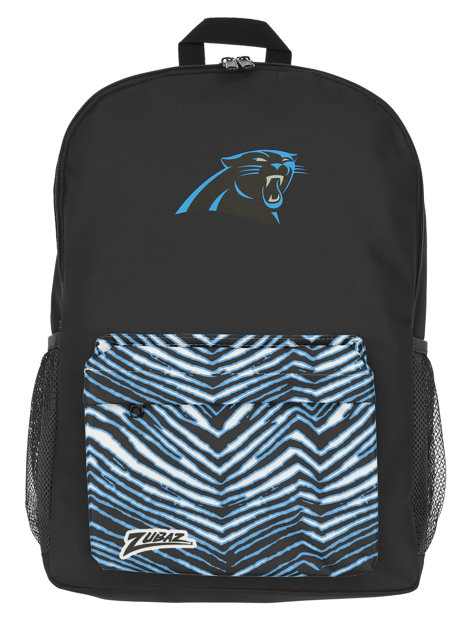 FOCO X ZUBAZ NFL Carolina Panthers Zebra 2 Collab Printed Backpack