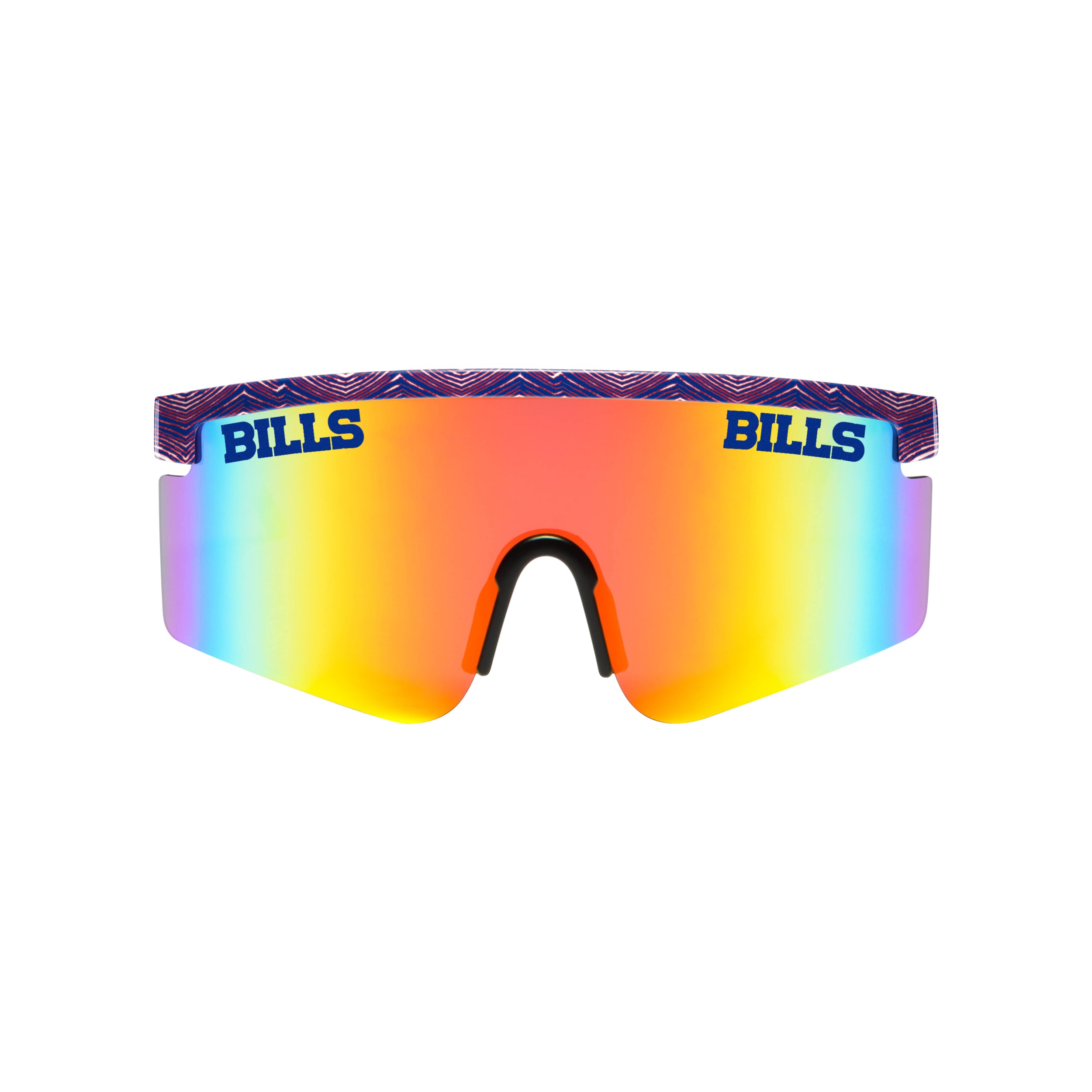 FOCO X Zubaz NFL Collab 90s Retro Swag Sunglasses, Buffalo Bills