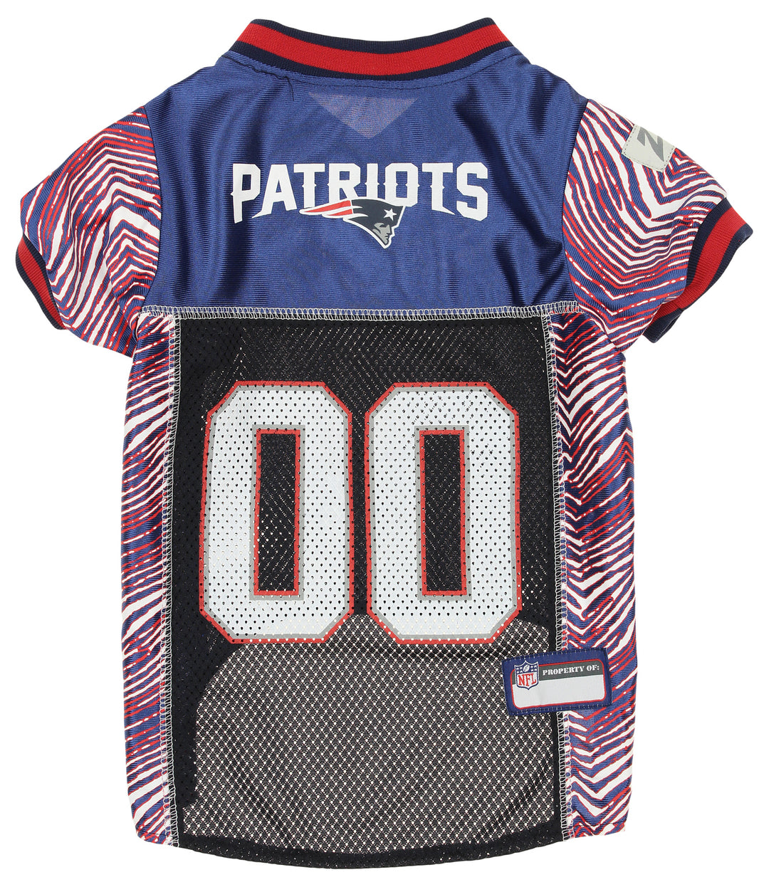 Zubaz X Pets First NFL New England Patriots Jersey For Dogs & Cats