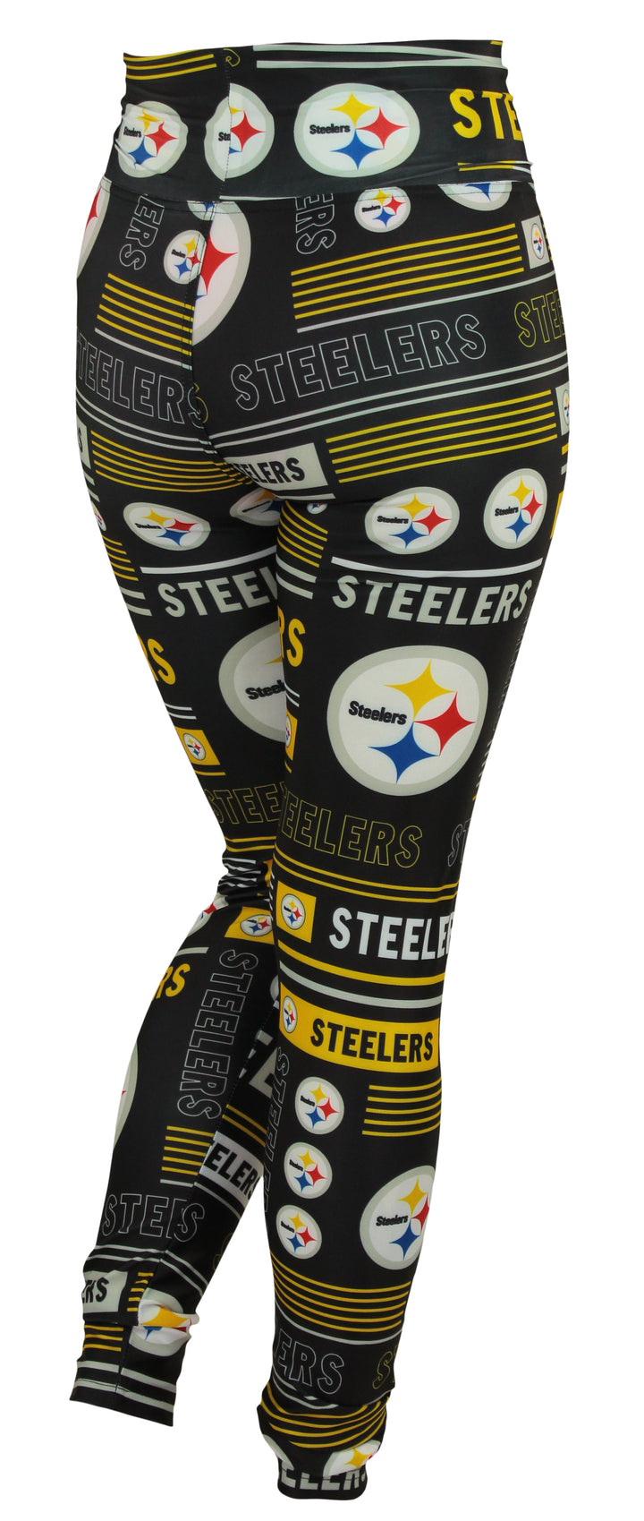 Zubaz NFL Pittsburgh Steelers Women's Team Column Leggings