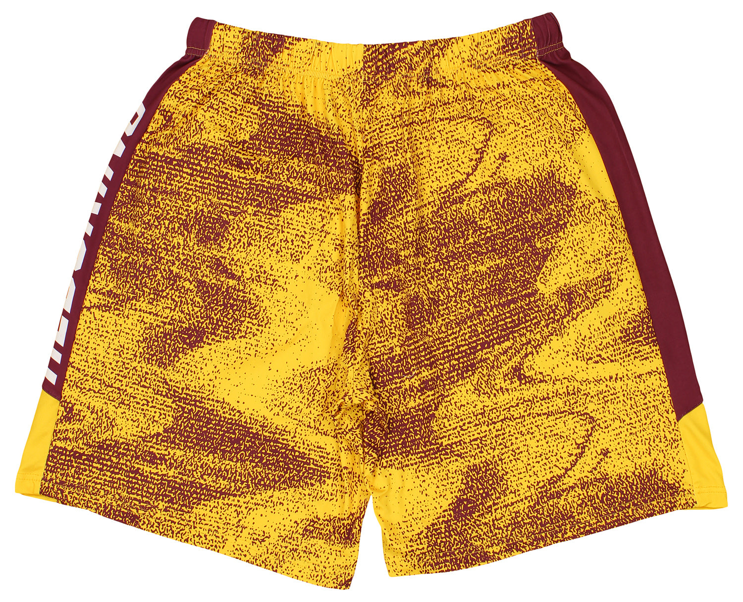 Zubaz Washington Football Team NFL Men's Static Shorts, Maroon/Gold