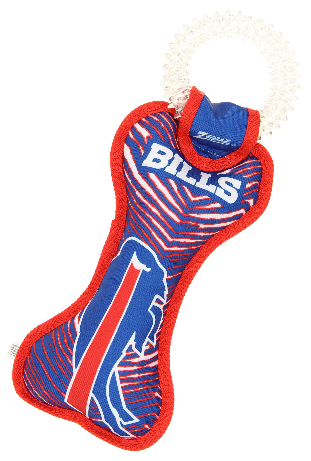 Zubaz X Pets First NFL Buffalo Bills Team Ring Tug Toy for Dogs