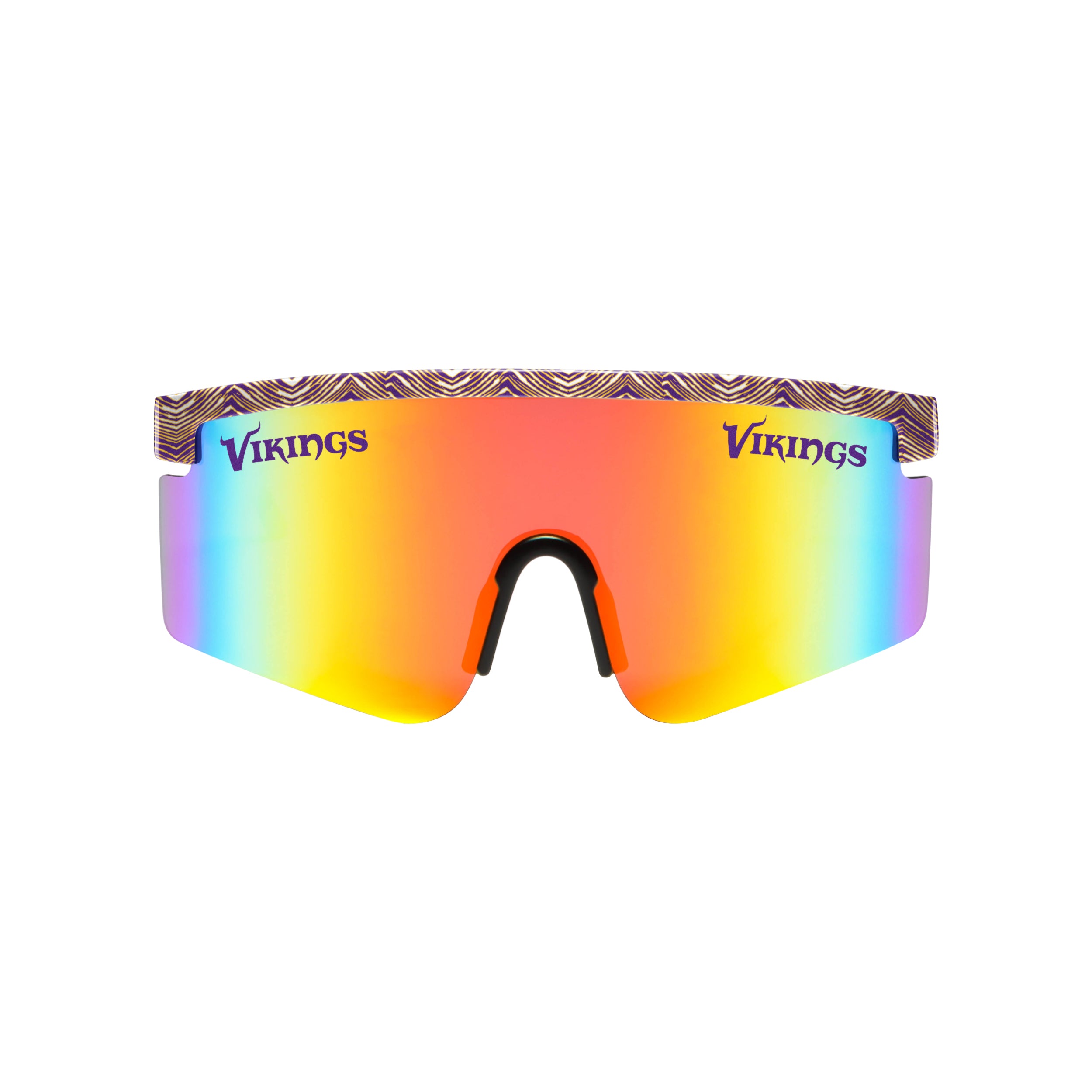 Zubaz x FOCO NFL Minnesota Vikings Collab 90s Retro Swag Sunglasses