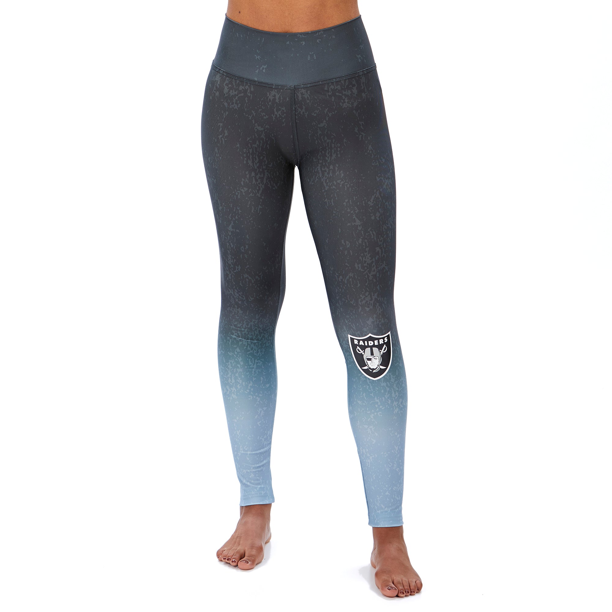 Zubaz Women's NFL Las Vegas Raiders Gradient Leggings