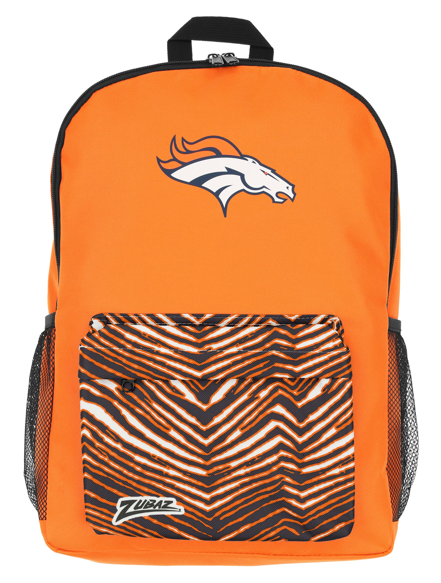 Zubaz x FOCO NFL Denver Broncos 2 Color Zebra Collab Printed Backpack