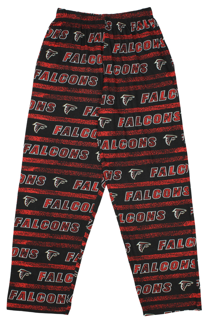 Zubaz NFL Men's Atlanta Falcons Static Lines Comfy Pants