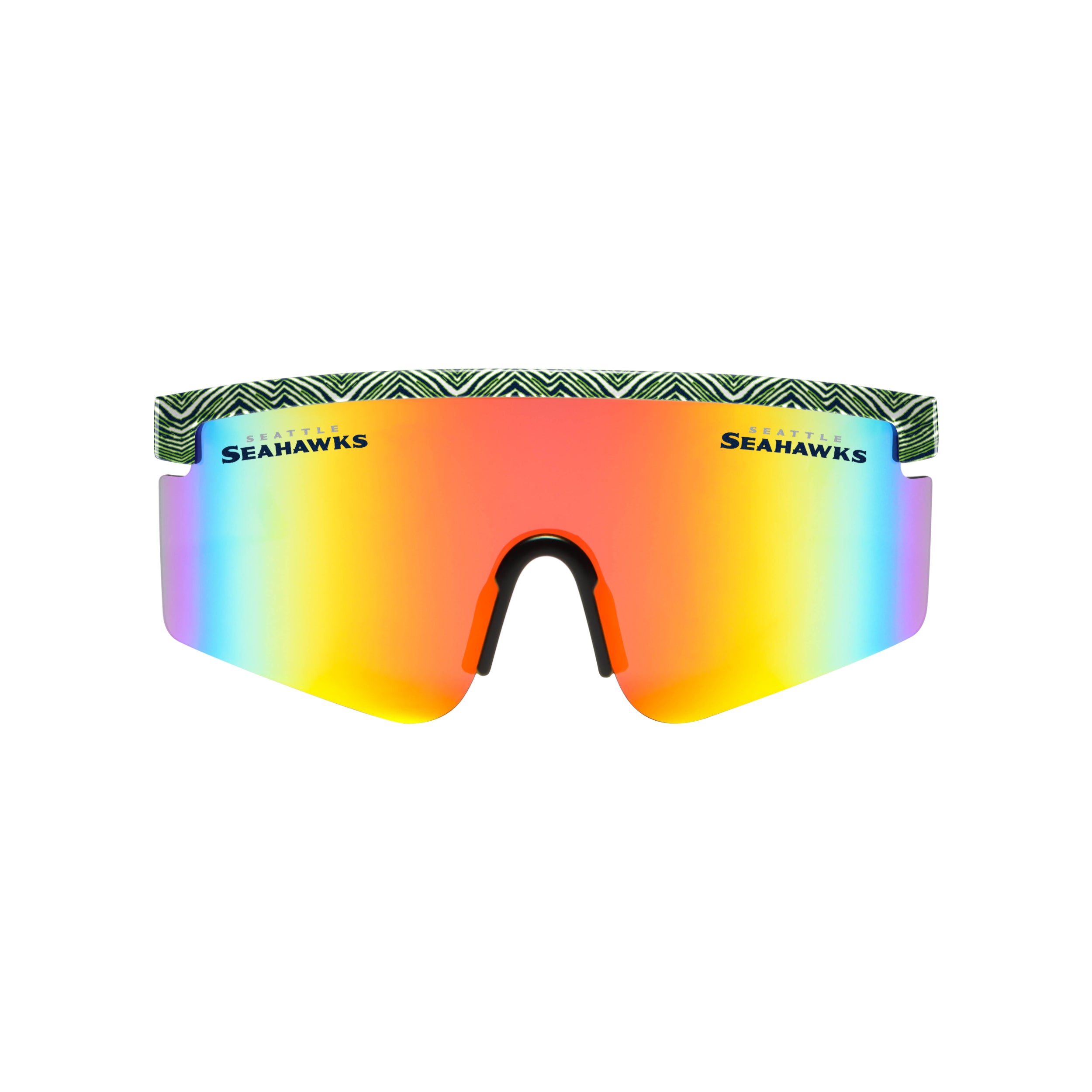 Zubaz x FOCO NFL Seattle Seahawks Collab 90s Retro Swag Sunglasses