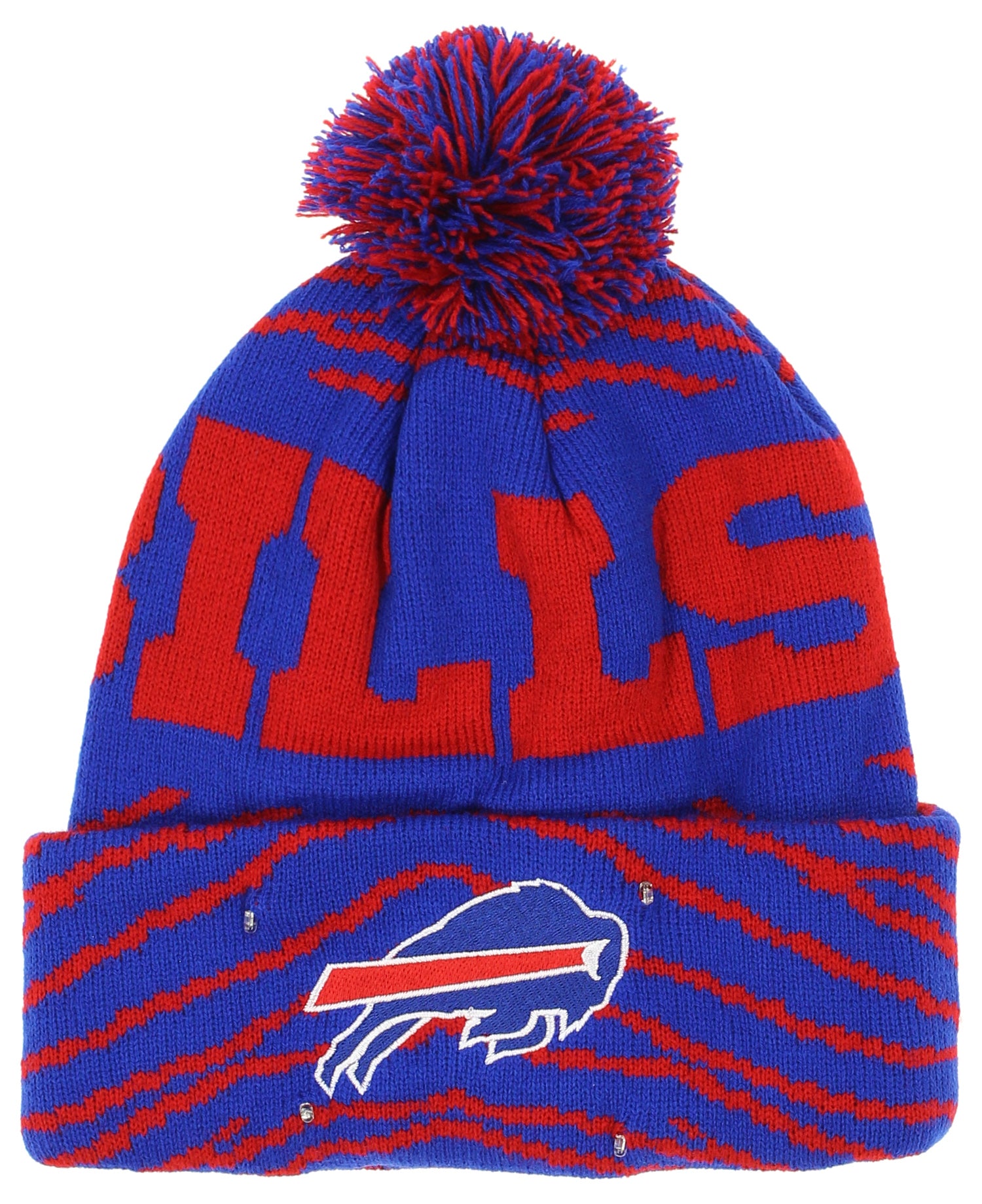 FOCO X Zubaz NFL Collab 3 Pack Glove Scarf & Hat Outdoor Winter Set, Buffalo Bills