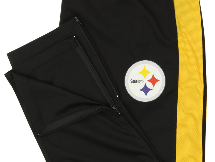Zubaz NFL Football Men's Pittsburgh Steelers Athletic Track Pant