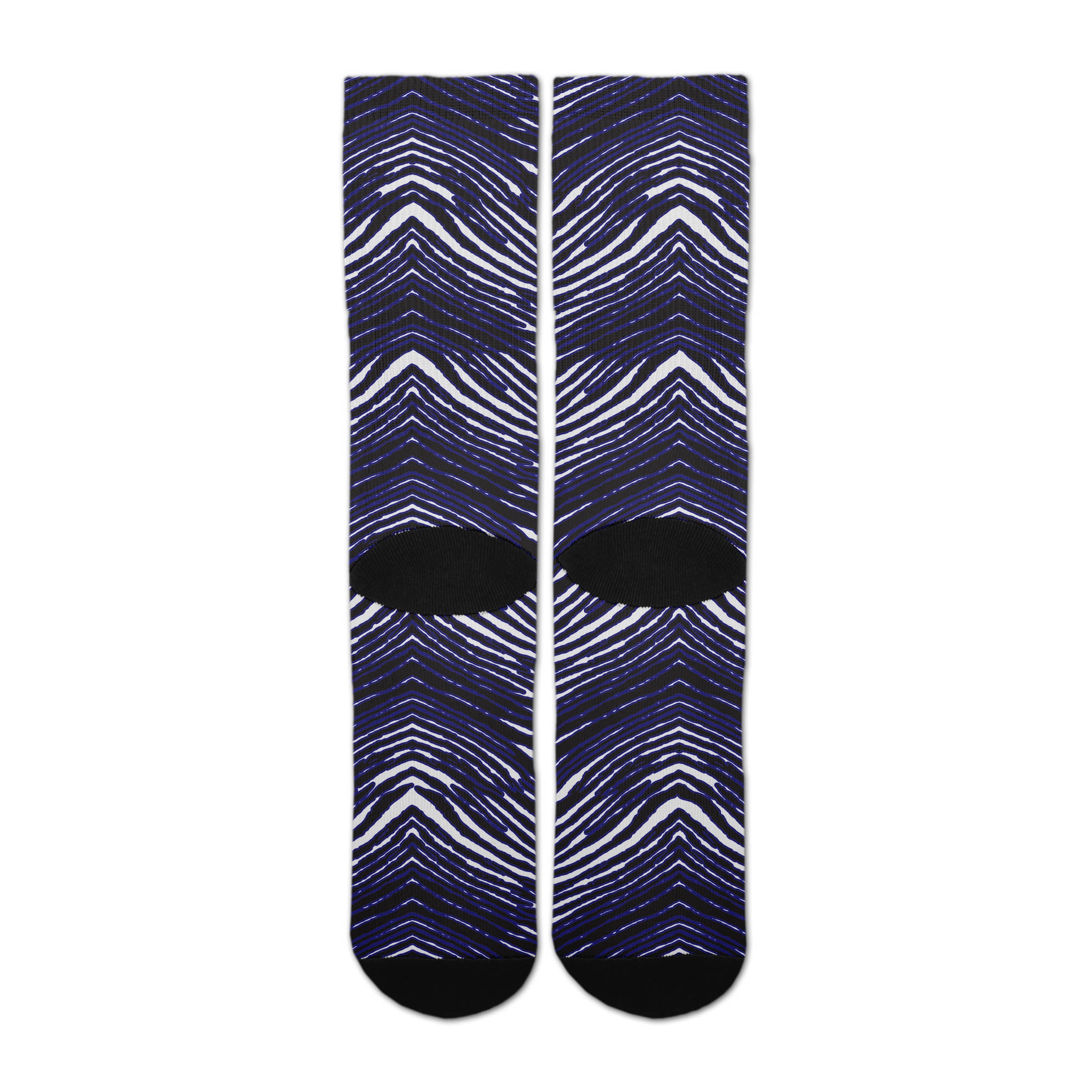 Zubaz By For Bare Feet NFL Zubified Adult and Youth Dress Socks, Baltimore Ravens, One Size