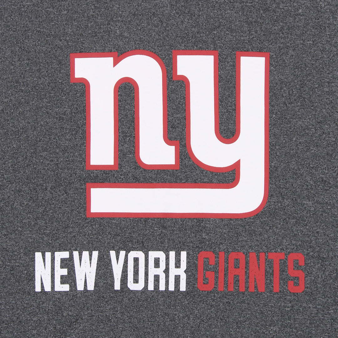 Zubaz NFL New York Giants Men's Heather Grey Performance Fleece Hoodie
