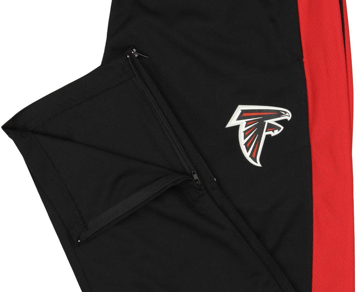Zubaz NFL Football Men's Atlanta Falcons Athletic Track Pant