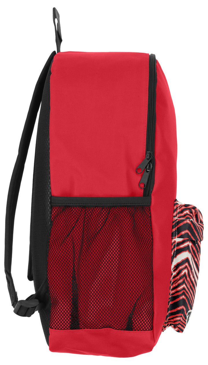 FOCO X ZUBAZ NFL Houston Texans Zebra 2 Collab Printed Backpack