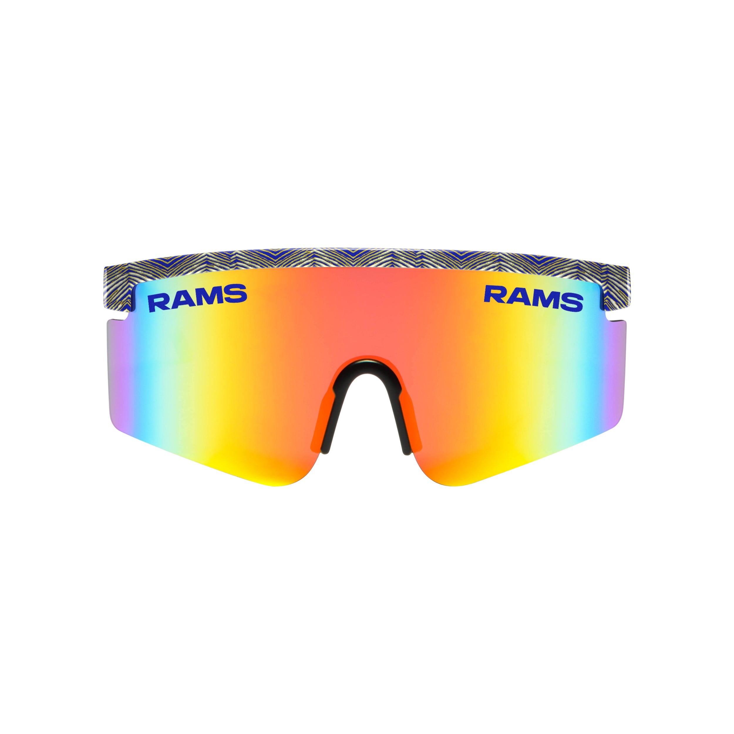 Zubaz x FOCO NFL Los Angeles Rams Collab 90s Retro Swag Sunglasses